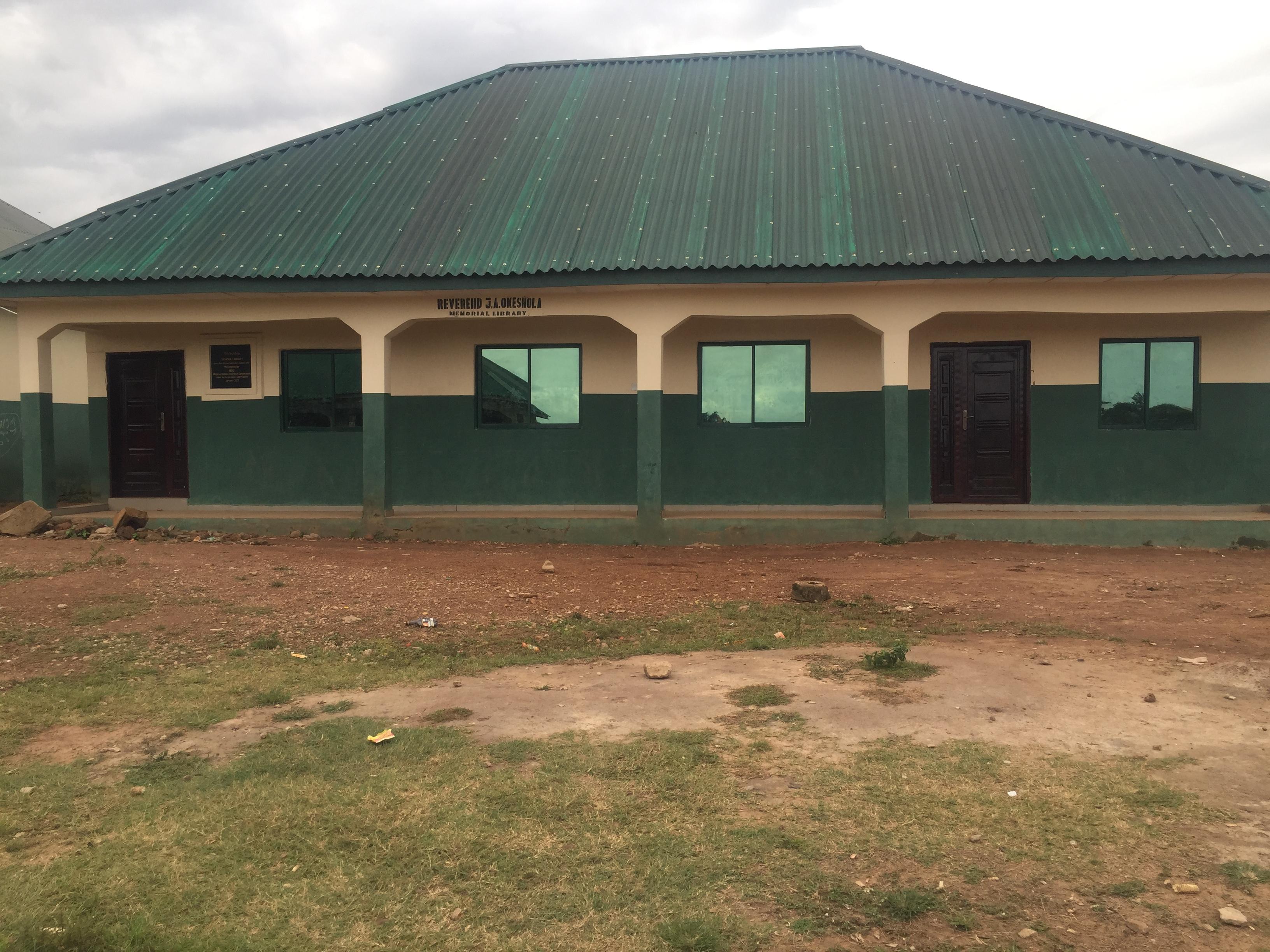 A rural school building selected for digital education support
